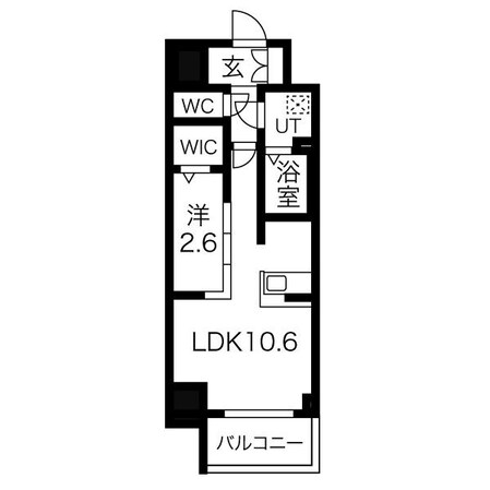 今池駅 徒歩3分 3階の物件間取画像